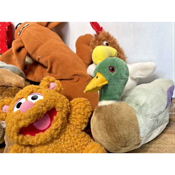 Vintage Plush Lot 6 Stuffed Animals 1980s Toys 1990s Jim Henson Leghorn Krinkles - Picture 4 of 16
